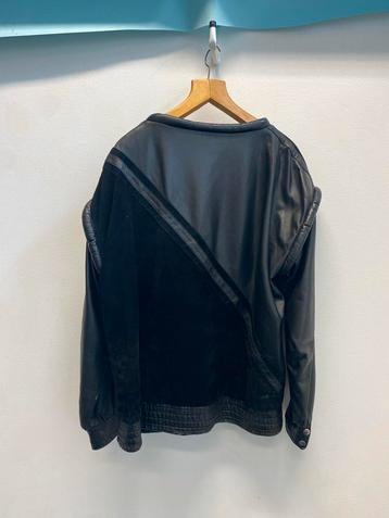 Vintage Henk Hendriks Leer & Suede Trui Jaren 80 beschikbaar voor biedingen