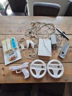 Complete set Nintendo Wij, Spelcomputers en Games, Spelcomputers | Nintendo Wii, Ophalen of Verzenden, Gebruikt, Met 2 controllers