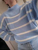 Pescara trui sweater S 36 M 38 blauw wit gestreept met col, Kleding | Dames, Blauw, Pescara, Ophalen of Verzenden, Zo goed als nieuw