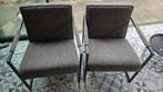 Twee leuke grijze stoeltjes, Huis en Inrichting, Stoelen, Ophalen, Gebruikt, Grijs, Twee