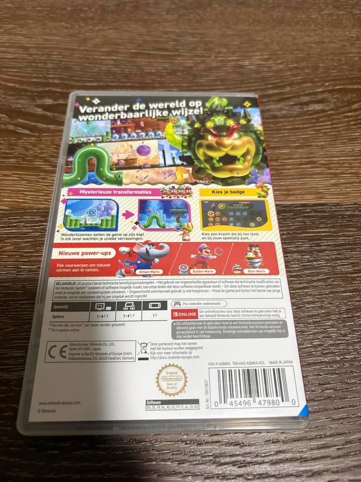 Super Mario Bros. Wonder - Nintendo Switch (Zo Goed Als Nieu, Spelcomputers en Games, Games | Nintendo Switch, Zo goed als nieuw
