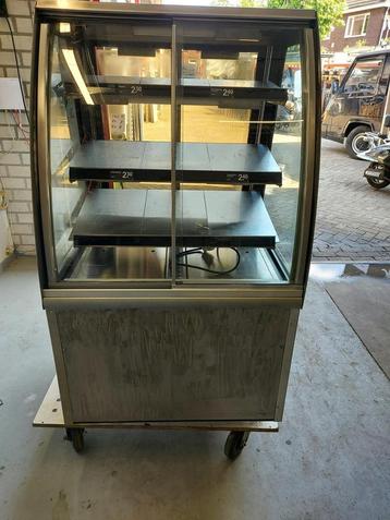 Warmhoud vitrine vrijstaand top merk top staat toonbank beschikbaar voor biedingen