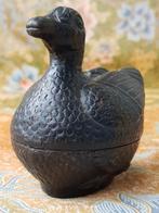 Mooie antieke medicijnhouder uit Tibet als een eend 9 cm., Antiek en Kunst, Ophalen of Verzenden