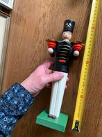 Houten Mijnwerker Kerst Kaarsenhouder Duits, Ophalen of Verzenden, Gebruikt, Hout, Mensenbeeld