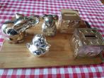 verzilverde spaarpotten, 5 stuks, Ophalen, Nieuw, Overige materialen, Dier