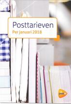 Posttarieven Tarievenboekje PostNL jan 2018, Ophalen of Verzenden