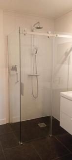 Glazen Douchewand Hoekopstelling 120x88x200cm, Ophalen, Nieuw, Met douche