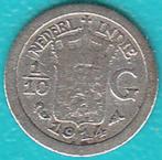 Nederlands-Indië 1/10 gulden 1914 Wilhelmina zilver, Zilver, Koningin Wilhelmina, 10 cent, Ophalen of Verzenden