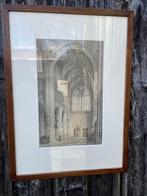 ets of kalenderplaat ? van den Bosch door Hendrik de Laat., Antiek en Kunst, Kunst | Etsen en Gravures, Ophalen