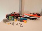 Playmobil 3399 pickup met boot op aanhanger compleet, Kinderen en Baby's, Speelgoed | Playmobil, Ophalen of Verzenden, Gebruikt