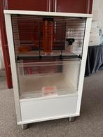 Hamsterkooi in kastformaat met opbergruimte, Ophalen, 60 tot 90 cm, Zo goed als nieuw, Ren