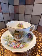 Royal Vale,antieke kop en schotel,Bone China, Antiek en Kunst, Ophalen of Verzenden