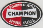 Champion Spark & Plugs stoffen opstrijk patch embleem #3, Motoren, Accessoires | Stickers, Verzenden