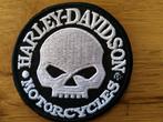 Harley Davidson skull patch 65 mm, Motoren, Accessoires | Overige, Nieuw, Patch
