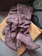 Laarzen suède NIEUW!, Kleding | Dames, Schoenen, Ophalen of Verzenden, Zo goed als nieuw, Bruin, Hoge laarzen