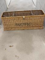 Rieten lampenkap 2 lichtpunten, Huis en Inrichting, Lampen | Lampenkappen, Ophalen, Gebruikt, Bruin, Landelijk