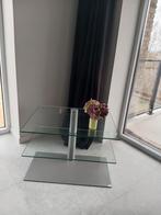 televisie,-radio meubel, Ophalen, Zo goed als nieuw, Glas, Minder dan 100 cm
