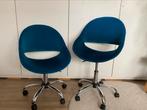 2 bureaustoelen, Huis en Inrichting, Bureaustoelen, Blauw, Ophalen of Verzenden, Zo goed als nieuw, Bureaustoel