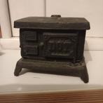 Oude Miniatuur Kachel - Decoratief, Gebruikt, Houtkachel, Ophalen of Verzenden, Vrijstaand