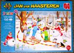 Jan van Haasteren Junior puzzel nr. 10: De sneeuwpop, Ophalen of Verzenden, Minder dan 500 stukjes, Zo goed als nieuw, Legpuzzel
