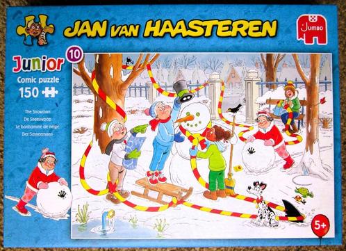 Jan van Haasteren Junior puzzel nr. 10: De sneeuwpop, Hobby en Vrije tijd, Denksport en Puzzels, Zo goed als nieuw, Legpuzzel