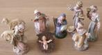 9 kerststal figuren kerstgroep Maria, wijzen, kindje kribbe, Ophalen of Verzenden, Zo goed als nieuw