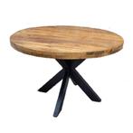 Eetkamertafel Dinertafel Mangohout Tafel Mango Keukentafel, Industrieel, Balinees, Vintage, Retro, Info@dehanzeherten.nl, Rond