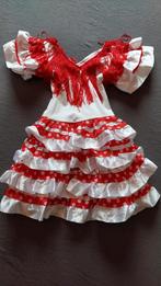 Spaanse flamenco jurk maat 80/86, Kleding | Dames, Carnavalskleding en Feestkleding, Ophalen of Verzenden, Zo goed als nieuw