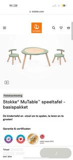 stokke muTable WIT nieuw in doos compleet met stoeltjes, Verzenden, Nieuw