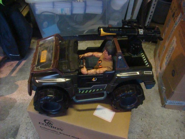 hasbro action man 1997 met jeep (46 cm)in mooie staat., Antiek en Kunst, Antiek | Speelgoed, Ophalen of Verzenden