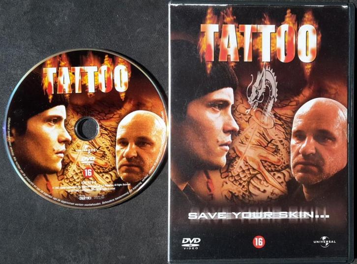 DVD - Tattoo - Thriller Actie Film, Cd's en Dvd's, Dvd's | Thrillers en Misdaad, Zo goed als nieuw, Actiethriller, Vanaf 16 jaar