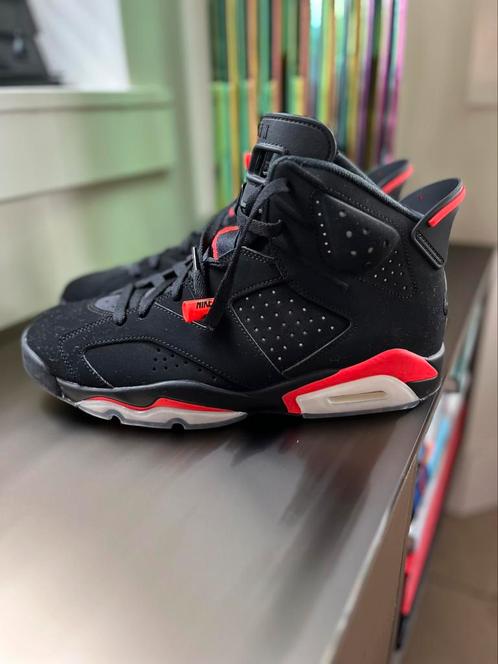 Nike Air Jordan 6 Infrared - size 10 (44) - nieuw, Kleding | Heren, Schoenen, Nieuw, Sneakers of Gympen, Zwart, Verzenden