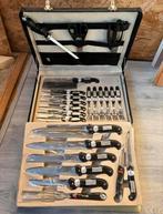 Compleet 24-delig messenset Rosenbaum Solingen, Nieuw, Ophalen of Verzenden, Rvs of Chroom, Vaatwasserbestendig