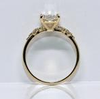 Lab Grown 2.19 carat diamanten ring, Certificaat, 17.5 mm, Verzenden, Geen, Geel, Nieuw