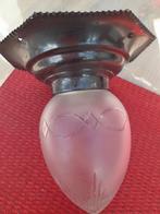 Art deco plafondlamp jaren 60, Ophalen of Verzenden, Gebruikt, Glas, Art Deco