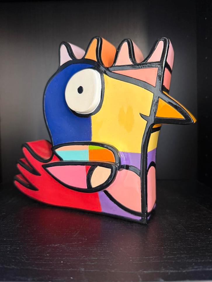 Nieuw in doos.Jacqueline Schäfer - Vreemde Vogel nr 86/250, Antiek en Kunst, Kunst | Designobjecten, Ophalen of Verzenden