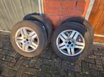 VW Highline velgen 5x100 met winterbanden, Auto diversen, Wieldoppen, Ophalen