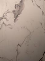 Salontafel met marmerlook blad, Huis en Inrichting, Ophalen, 100 tot 150 cm, 50 tot 100 cm, Zo goed als nieuw