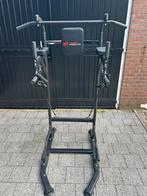 Fitness Power Tower Dipstation Optrekstang, Ophalen, Zo goed als nieuw, Oprekstang