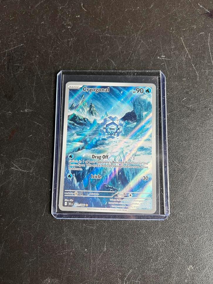 Cryogonal- black bolt, Hobby en Vrije tijd, Verzamelkaartspellen | Pokémon, Nieuw, Losse kaart, Ophalen of Verzenden