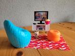 Barbie televisiehoek, Ophalen, Zo goed als nieuw, Poppenhuis