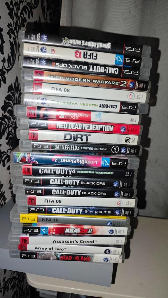 PS3 Games Collectie, Spelcomputers en Games, Games | Pc, Gebruikt, Avontuur en Actie, 1 speler, Vanaf 16 jaar, Eén computer, Online