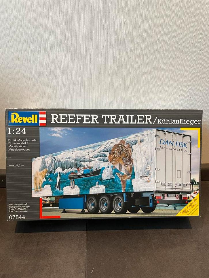 Revell Reefer Trailer 1:24 - Nieuw in doos!, Hobby en Vrije tijd, Modelbouw | Auto's en Voertuigen, Nieuw, Truck, Groter dan 1:32