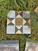 Oude tegels uit boerderij 1935, Gebruikt, Ophalen of Verzenden, 10 m² of meer, Beton
