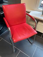 4 eetkamerstoelen Leolux Freyr, Huis en Inrichting, Stoelen, Ophalen, Leolux freyr, Leer, Zo goed als nieuw