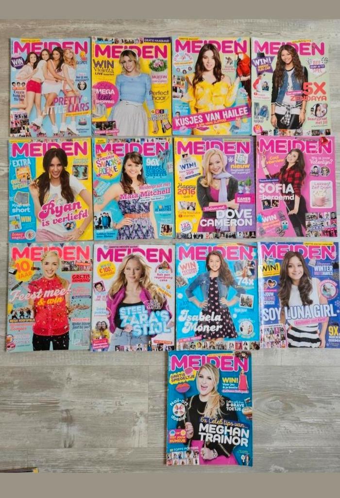 13x meiden magazines tijdschriften, Verzamelen, Tijdschriften, Kranten en Knipsels, Tijdschrift, Nederland, 1980 tot heden, Ophalen of Verzenden