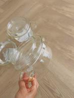 3-delige Glazen Pannenset Vintage Keukenbenodigdheden, Ophalen