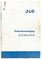 JLO G50 Gebruiksaanwijzing instructieboek (7184z), Ophalen of Verzenden, Zo goed als nieuw