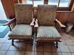 2 oude rookstoelen, Huis en Inrichting, Ophalen, Gebruikt