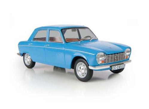 Peugeot 204 1968 Blauw Serie Coches inolvidables 1/24 # 49, Hobby en Vrije tijd, Modelauto's | 1:24, Nieuw, Auto, Overige merken